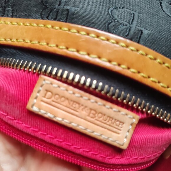 Dooney & Bourke Crossbody Shoulder Bag Leather & Fabric READ - Picture 12 of 16